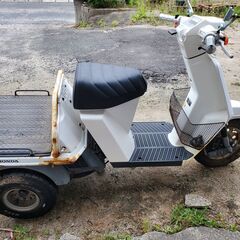 HONDA　ジャイロUP　車体　ワイドホイールキット付き　廃車済みの画像