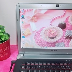 B-11【VAIO♡i3/Blu-ray】初心者◎すぐ使えるノートパソコンの画像