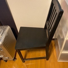 IKEA チェア  ブラックの画像