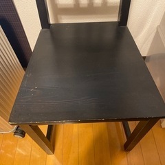 IKEA チェア  ブラックの画像