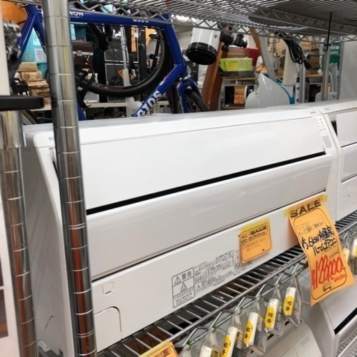 2021年製 富士通 5.6kwルームエアコン 単相200v リビングに！