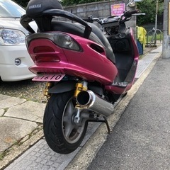 マジェスティ125 早い物勝ち　前後ローダウン　LEDヘッドライト