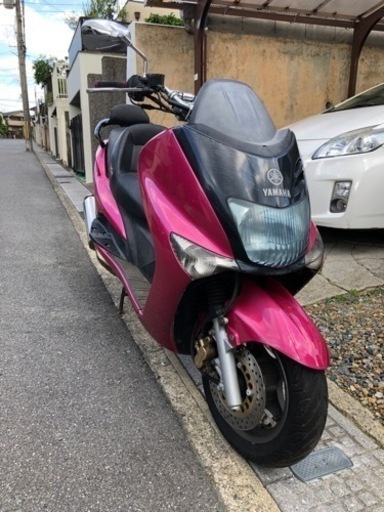 マジェスティ125 早い物勝ち　前後ローダウン　LEDヘッドライト