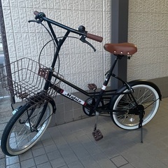 【新品】20型6段変速・LEDオートライト付コンパクト自転車の画像