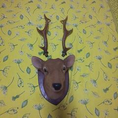 鹿❓トナカイ❓壁飾りの画像
