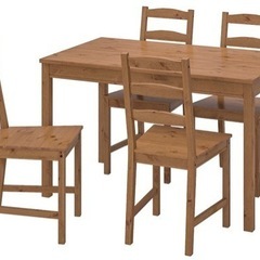 (５月末まで)ダイニングテーブル、椅子セット