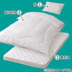 ニトリ ボリューム＆防ダニ 寝具３点セット ふとん用 シングル 2セットの画像