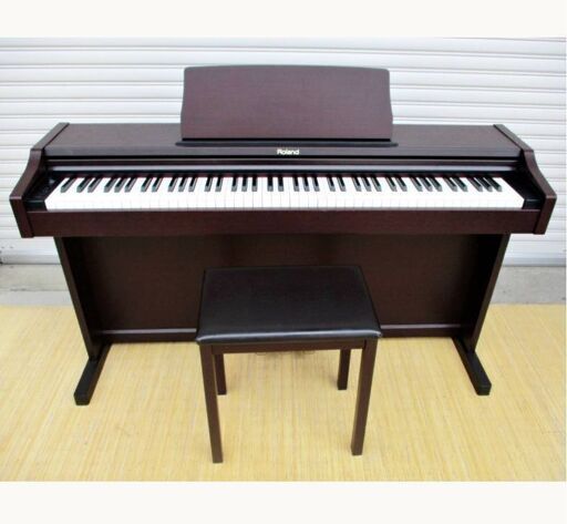 美品　ローランド　Roland 電子ピアノ　RP101-MH　動作良好　メトロノーム付　椅子付き