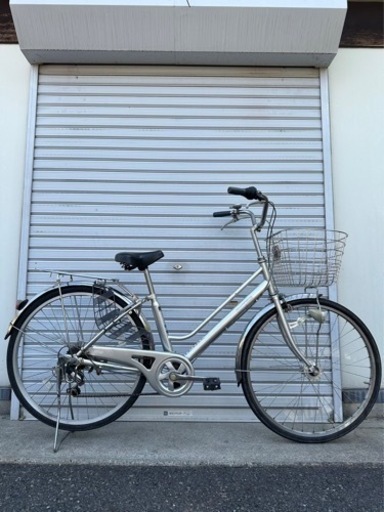 ☆前後タイヤ良品☆ 26型LEDオートライト通学車　防犯登録料込‼