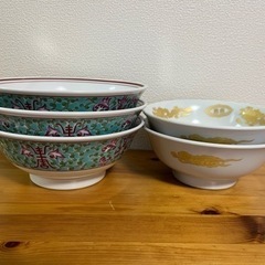 オシャレなラーメン鉢5個