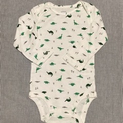未使用 carter's サイズ70〜80 ダイナソー3点セットの画像