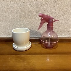 【お譲り先決定】プランター　霧吹きセット