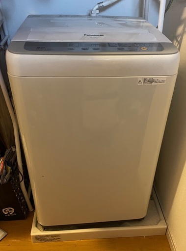 値下げしました【6月3日〜6月4日受け渡し】Panasonic 全自動洗濯機 NA-F50B10＋ランドリーラック