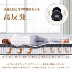 Inofia ポケットコイルマットレス　ダブルサイズ　22cm