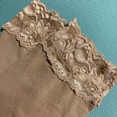 レース付きタイツソックス　2足セットの画像