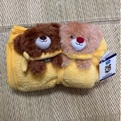 新品　クマちゃん膝掛け
