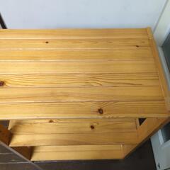 【取引確定】木製 収納棚の画像
