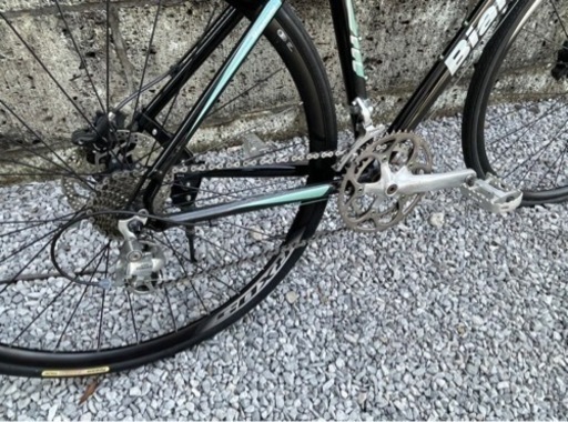 【引取り限定】 BIANCHI ROMA ビアンキ ローマ SHIMANO TIAGRA 2x9 油圧ディスクカスタム　サイズ:43相当