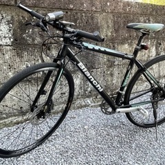 【引取り限定】 BIANCHI ROMA ビアンキ ローマ SHIMANO TIAGRA 2x9 油圧ディスクカスタム　サイズ:43相当