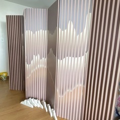 新品未使用3万円購入した💙💙💙💙パーテーション💙2面屏風💙 両面...