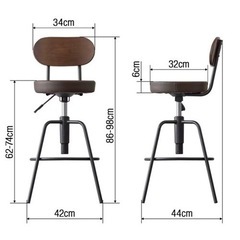 【〜6/2】美品カウンターハイチェア2脚セットの画像