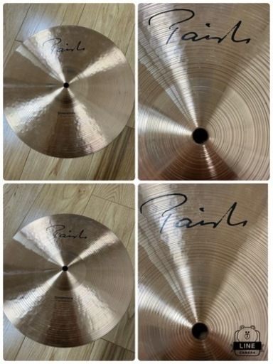 【入手困難】PAISTE dimensions light hats 14