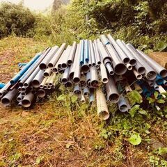 塩ビ管　残財廃棄予定のパイプですの画像