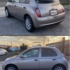 【自社ローン❗️頭金0❗️金利0❗️】簡単WEB審査♪✨日産　マーチ✨まさかの走行距離4.7万キロ！ の画像