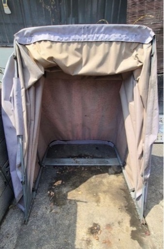 バイクバーン　バイクガレージ（ライトグレー）