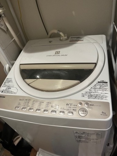 6キロ用洗濯機