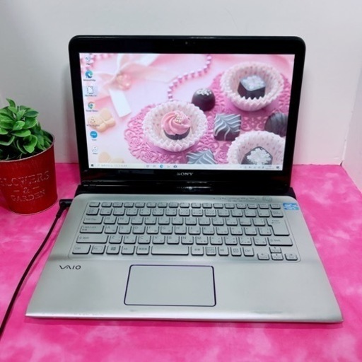 B-13【VAIO♡i5/Blu-ray】初心者◎すぐ使えるタッチパネルノート