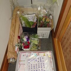 お花屋さん、フラワーアレンジメント教室用の品々の画像