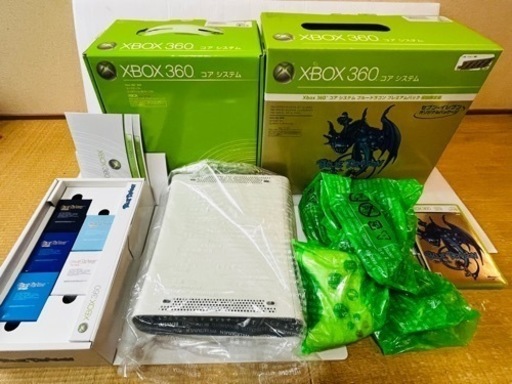 ★本体動作確認のみ　超美品　Microsoft XBOX 360 コアシステム ブルードラゴン プレミアムパック セブンイレブンパッケージ