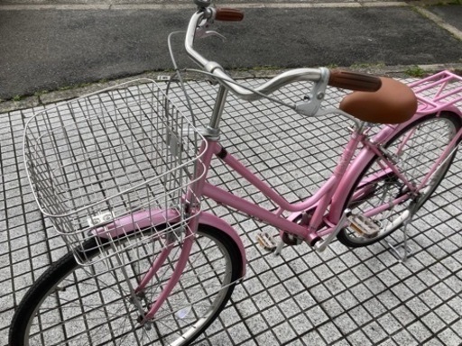 【26インチ自転車】変速なし　前後タイヤ新品❗️美品❗️若林自転車　浜大津店　SALE中❗️