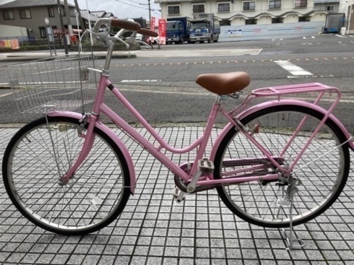 【26インチ自転車】変速なし　前後タイヤ新品❗️美品❗️若林自転車　浜大津店　SALE中❗️