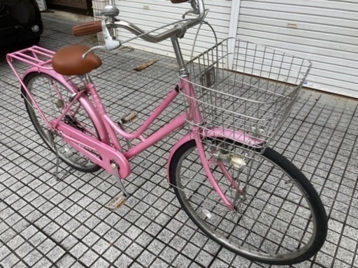 【26インチ自転車】変速なし　前後タイヤ新品❗️美品❗️若林自転車　浜大津店　SALE中❗️