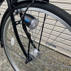 新品★未使用　ママチャリ　オートライト　 26インチ　シマノ製6段変速　ブラックの画像