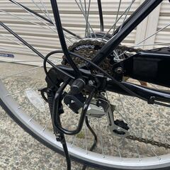 新品★未使用　ママチャリ　オートライト　 26インチ　シマノ製6段変速　ブラックの画像