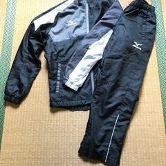 ミズノジャージ上下（上S、下XS）の画像