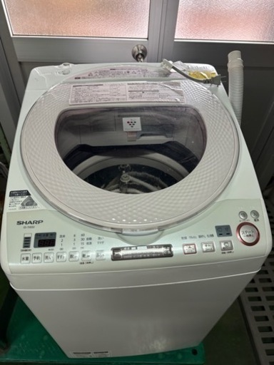 SHARP 洗濯機8kg  ES-TX850-P