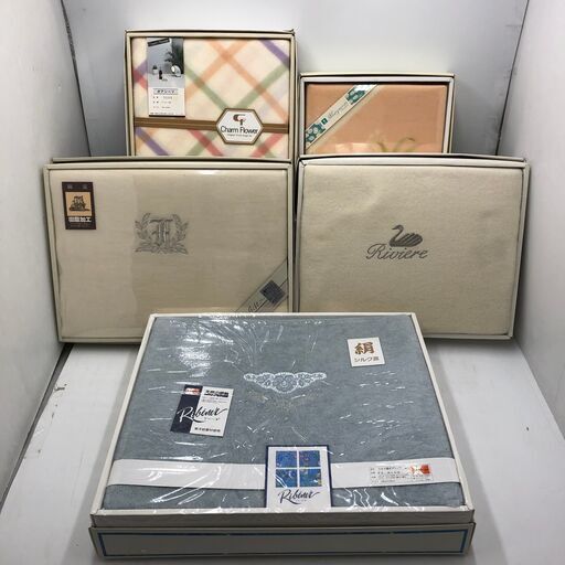 【PayPay支払可】【未使用品】★シーツ5点まとめ売り★ボアシーツ・ソフトシーツなど　サイズ：140×240㎝
