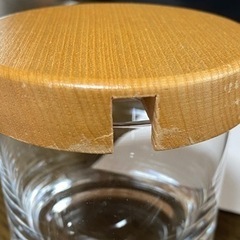 フランフラン　砂糖・塩・調味料入れ　蓋とスプーン付きの画像