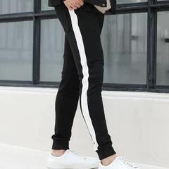 【美品】スウェットジョガーパンツ （メンズ / Lサイズ / ブラック）の画像