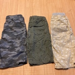 130cm 半ズボン　3着セット