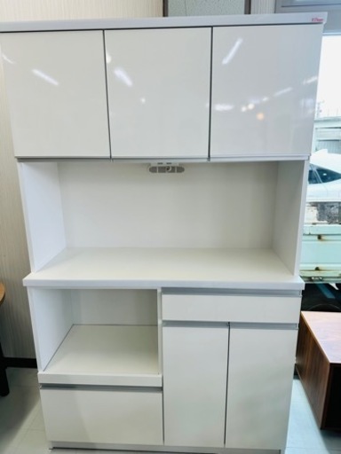 キッチンボード　人気のホワイト　美品　熊本リサイクルショップen