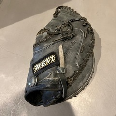 キャッチャーミット　ZETT　ソフトボール　3号級　中学生用
