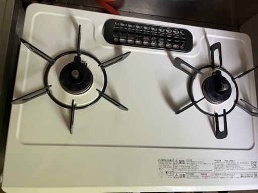 グリル付きガステーブル　美品