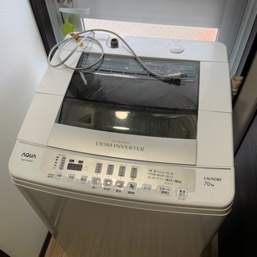 洗濯機/7.0kg 1〜3人暮らしに良い大きさ