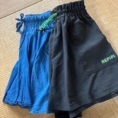 女の子　キュロット2点　140、150の画像