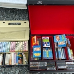 カセットテープ　トランクケースまとめて